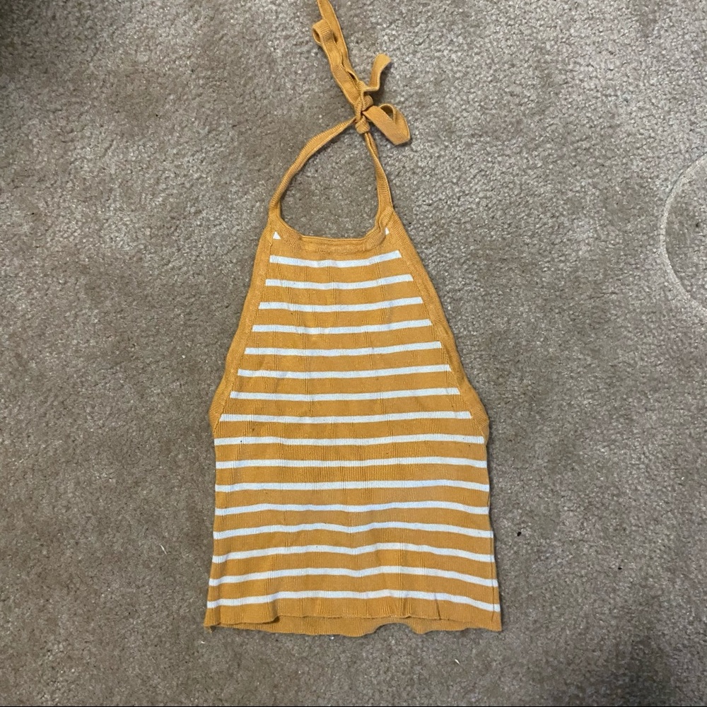 Striped Halter Top